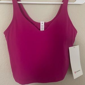 lululemon pink align tank size 4